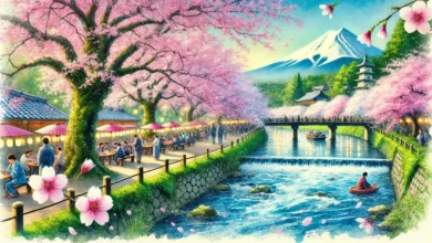 See Sakura Bloom in Japan