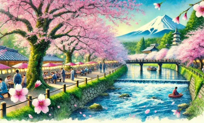 See Sakura Bloom in Japan