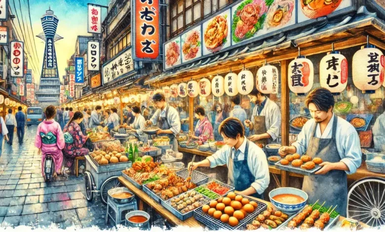 Top Street Foods in Osaka