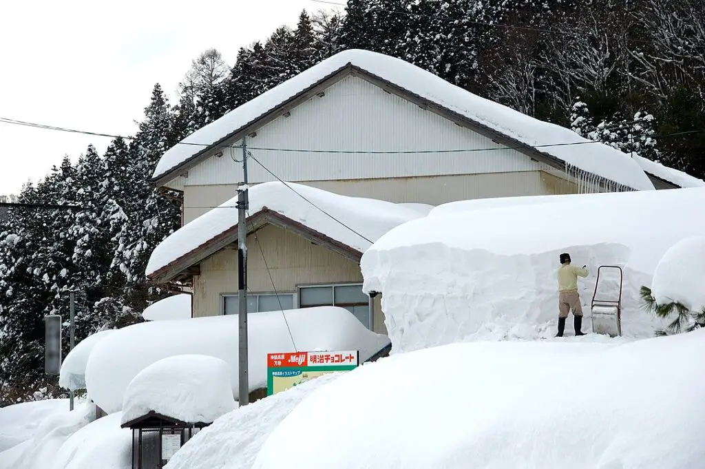 Snow in Japan